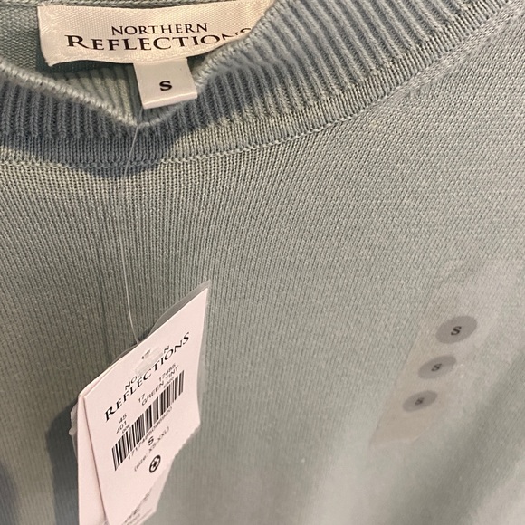 Pastel Mint sweater-100% cotton - Picture 3 of 4